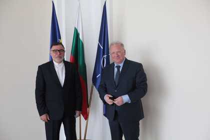 Министър Стоев прие посланика на Иран Сейед Мохаммад Джавад Расули